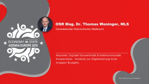 OSR Mag. Dr. Thomas Weninger, MLS (Generalsekretär Österreichischer Städtebund)