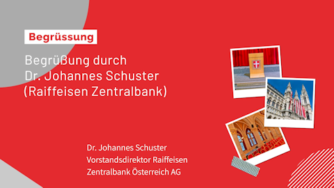 Dr. Johannes Schuster (Raiffeisen Zentralbank Österreich AG)