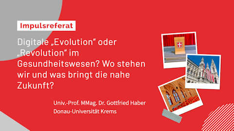 Univ.-Prof. MMag. Dr. Gottfried Haber (Donau-Universität Krems)
