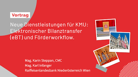 Mag. Karin Steppan, CMC,  Mag. Karl Infanger (Raiffeisenlandesbank Niederösterreich Wien)