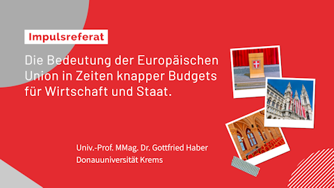 Univ.-Prof. MMag. Dr. Gottfried Haber (Donauuniversität Krems)